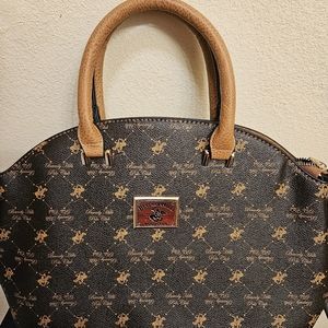 Beverly Hills Polo Club Leather Shoulder Bag